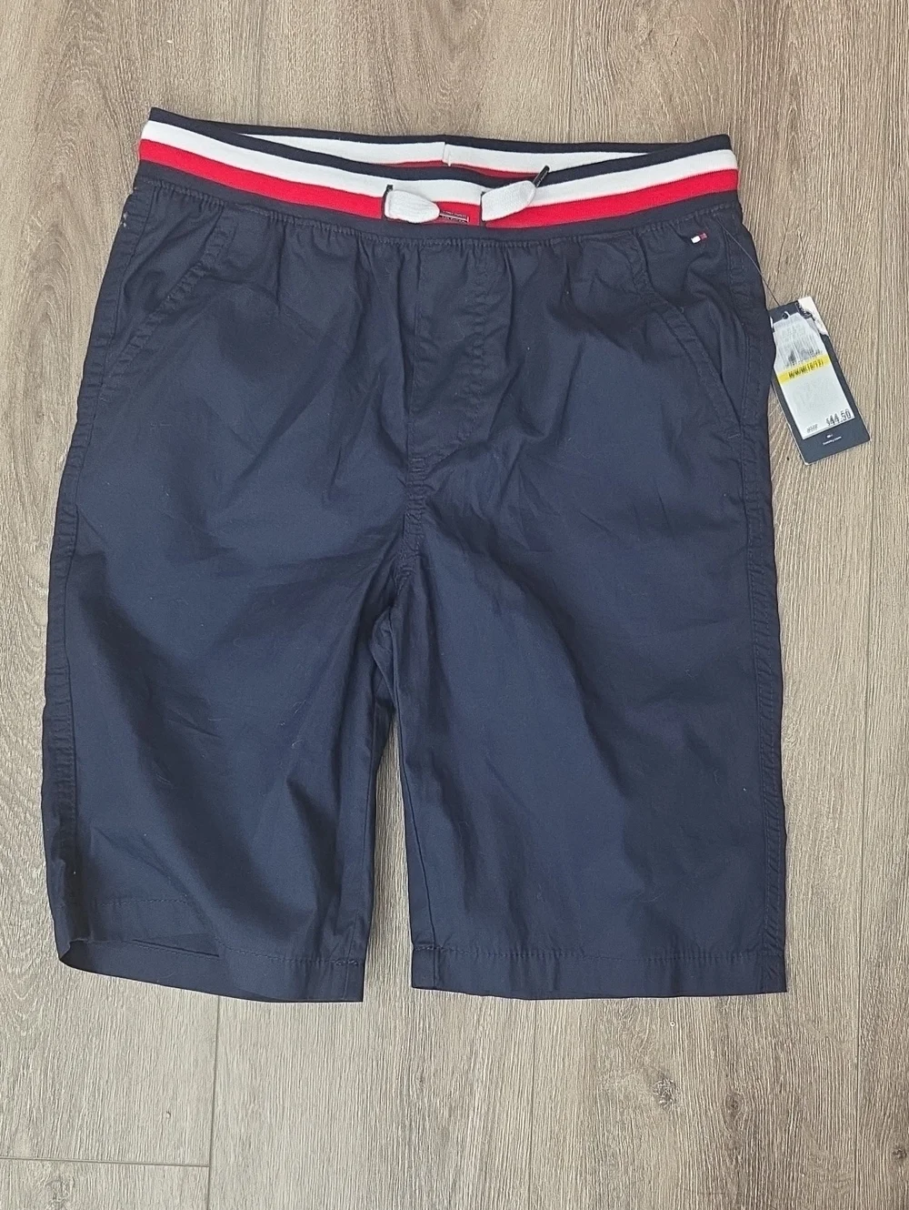 Tommy Hilfiger Boys Navy Casual Drawstring Shorts Size M 10/12